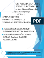 Topik 5.4 - Malaysia Sebagai Hub Prndidikan Antarabangsa, Malaysia Dan Visi Masa Depan Dalam Zaman Globalisasi