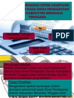 Analisis Penerapan Sistem Akuntansi Pemerintah Pada Dinas Pendapatan