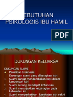 Kebutuhan Psikologis Ibu Hamil