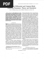 Combined Differential and Common-Mode Scattering Parameters - Theory and Simulation PDF