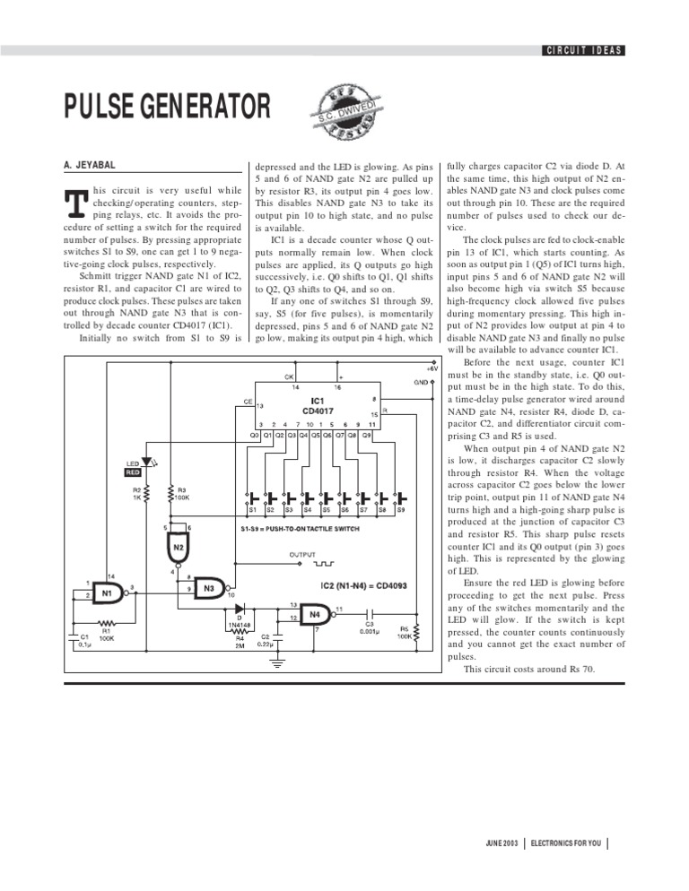 Pulse Generator | PDF