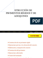 Procedimiento Constructivo de Pavimentos Rigidos Y de Adoquines PDF