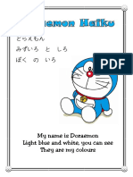 My Name Is Doraemon Light Blue and White, You Can See They Are My Colours