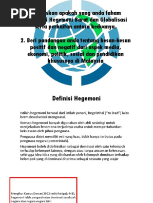 Hegemoni Dan Globalisasi Pdf