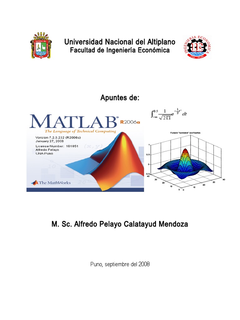 Introducción A MATLAB | Descargar gratis PDF | Álgebra lineal | Matlab