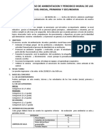 Bases para El Concurso de Ambientacion y Periodico Mural de Las Aulas de Nivel Inicial