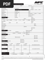 Finance Application Form PDF