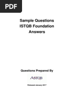 Foundation Exam Sample 2017 Answers