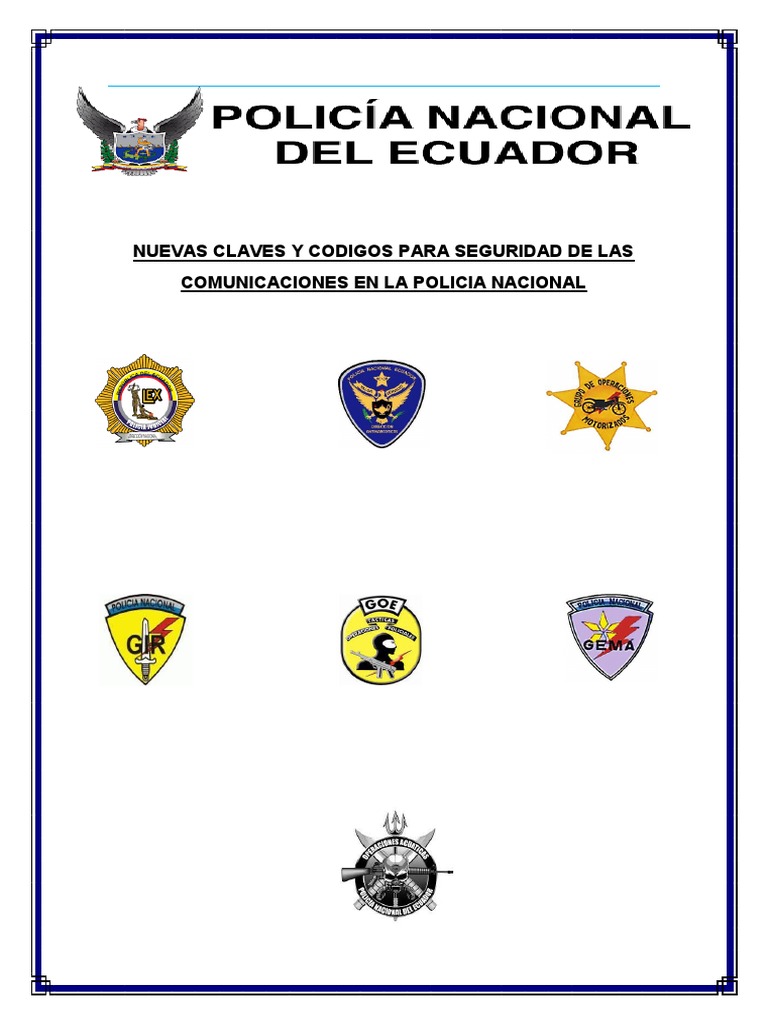 CLAVESPOLICIALES.pdf Policía Sistema solar
