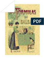 100 Formulas para Preparar Salsas - Por Saturnino Callejas