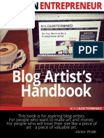 Spartan Entrepreneur Vol 1 The Blog Artist S Handbook PDF