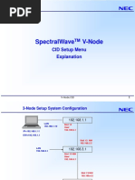 Spectralwave V-Node: Cid Setup Menu Explanation