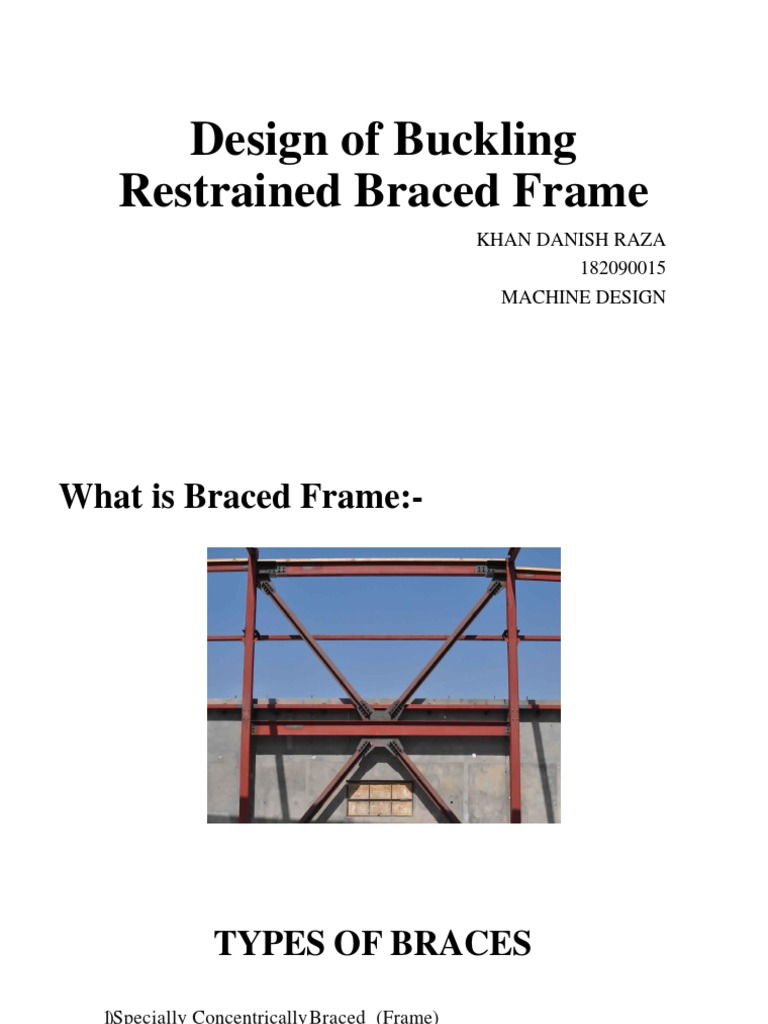 Buckling Restrained Braced Frame PDF Buckling Continuum Mechanics