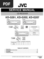 Service Manual: KD-G201, KD-G202, KD-G207