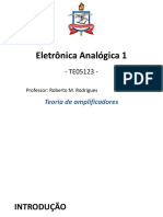 Teoria de Amplificadores e Distorção