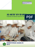 Al-Quran Hadis Xi Buku Siswa 2013