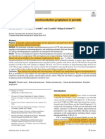 Perioperative Venous Thromboembolism Prophylaxis in Prostate Cancer Surgery