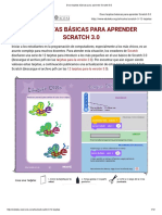 Doce Tarjetas Básicas para Aprender Scratch 3.0