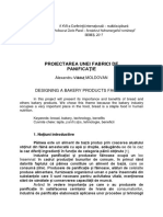 32 25. Proiectarea Unei Fabrici de Panificaţie Alexandru Vlăduţ Moldovan