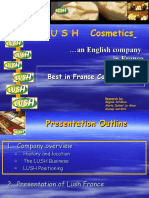 L U S H Cosmetics: An English Company in France