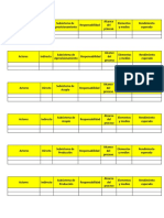 Tablas para Desarrollar La Ev 1