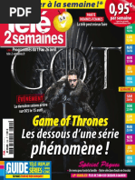 Télé 2 Semaines Du 13 Avril 2019 PDF | PDF | Loisirs ...