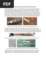 A Long Term Survival Guide Make A Primitive Survival Kit