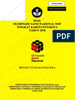 2018 Sola OSN Matematika SMP 2018 Tingkat Kabupaten Folder OSN OSNKKMR4