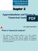 Approximations and Errors in Numerical Analysis: Dr. Ammar Isam Edress