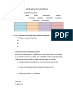 Examen de Lengua PDF