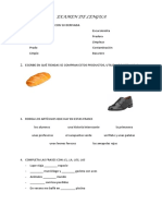 Examen de Lengua