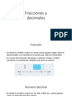 Fracciones y Decimales