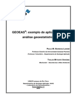 012 - Análise Geoestatística Com o Geoeas