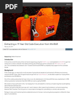 Extracting A 19 Year Old Code Execution From Winrar: Menu
