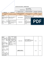 Plan de Evaluación y Acreditación