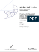 Matematicas 1ºeso Solucionario PDF