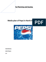 Media Plan of Pepsi in North America: Media Planning and Buying
