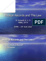 Medical Records and The Law