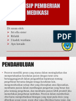 Prinsip Pemberian Medikasi