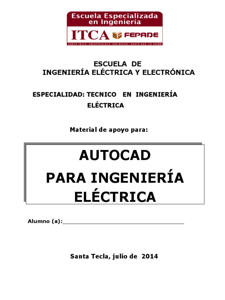 Manual Autocad Electrica Ii 2014 PDF | PDF | Sistema coordinado ...