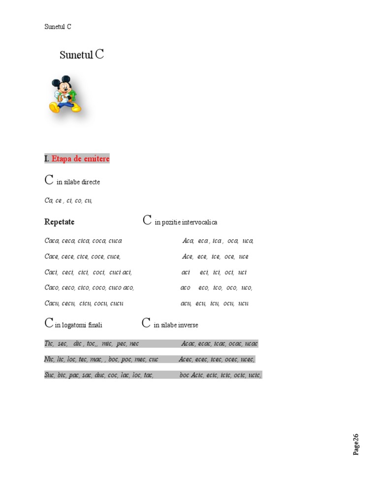 Mapac Litera C | PDF
