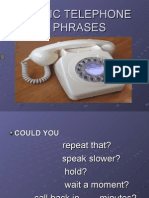 Basic Telephone Phrases