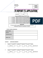 Incomplete Report (TL) Aplication ECD728