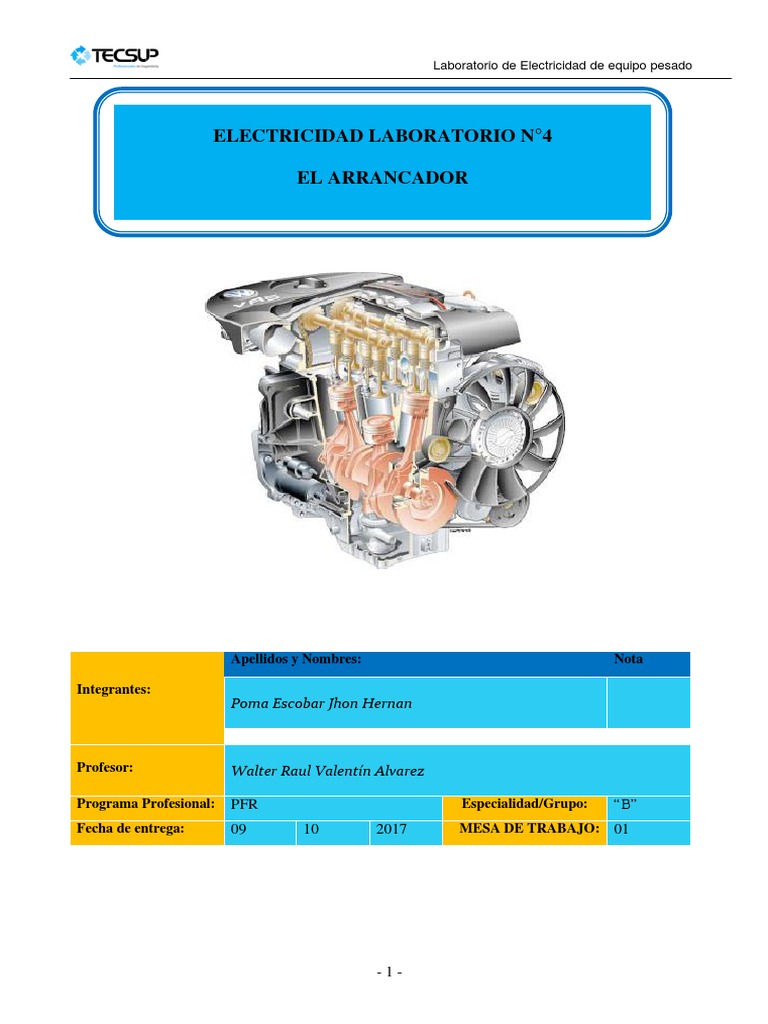 Asia Solitario pegatina Guía Nº4 Arrancador C | PDF | Corriente eléctrica | Bienes manufacturados