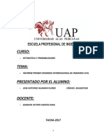 Informe Trabajo de Congreso