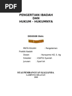 Download Makalah Ibadah by bagonk kusudaryanto SN40550519 doc pdf