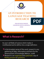 Introduction To Language Teaching Research