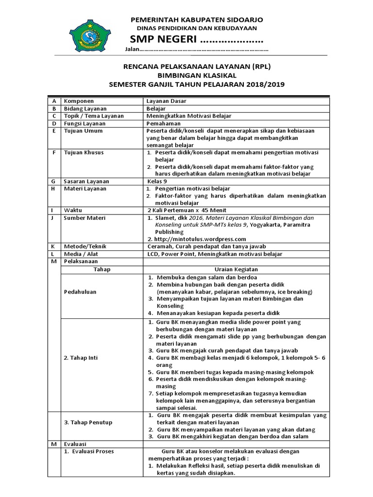 RPL Meningkatkan Motivasi Belajar Siswa | PDF