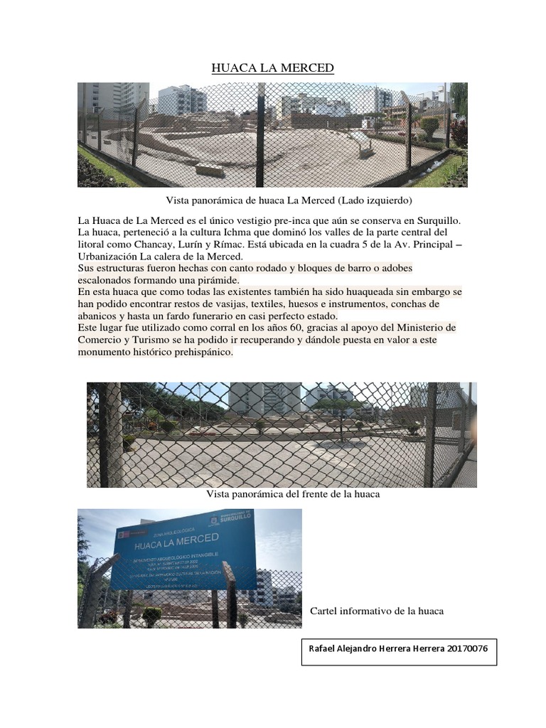 Huaca La Merced PDF Arqueología Cultura (general)