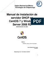 REPORTE DE INSTALACION DE LOS SERVIDORES EN CENTOS 7 Y WINDOWS 2008.docx